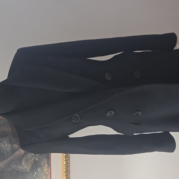 Zara Monteco Long Wool Jacket - Picture 8 of 9